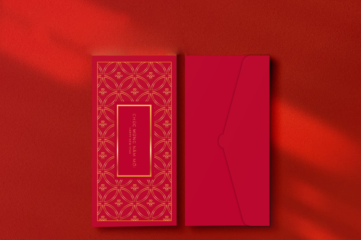 Lì xì Tết 2026 Ép Kim Vàng Cao Cấp (Dáng Ngang) - Lì Xì Tết Bính Ngọ Chất Lượng Cao Thiết Kế Cách Tân - Ảnh 3